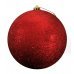 Χριστουγεννιάτικη Μπάλα Οροφής Κόκκινη με Στρας (20cm)